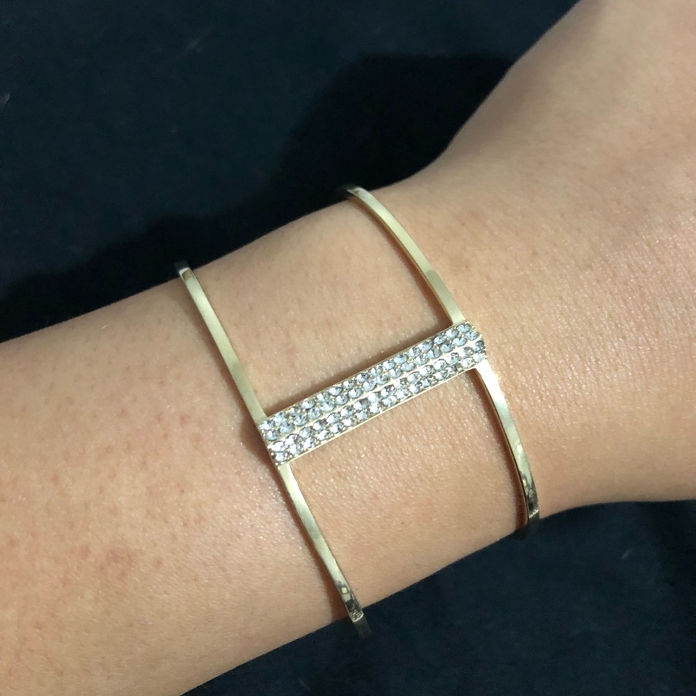 Henri Bendel Gold Harness Cuff